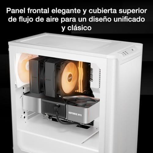 Caja de PC be quiet! Pure Base 501 LX White con 4 ventiladores Light Wings LX PWM 2