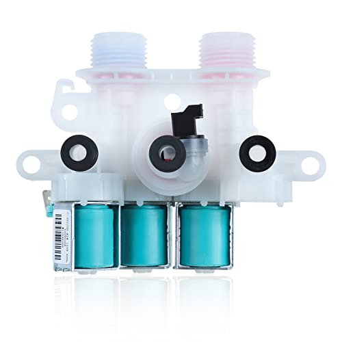 MOOTVGOO W11096268 Washer Water Inlet Valve Replacement for Whirlpool Kenmore Maytag Washing Machine Replace W11220230 W10632527 W10758829 W10853296 AP6329544 4591408 PS12349461 EAP12349461