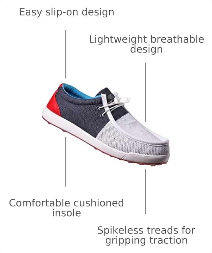 Image of SKONI Men's Spikeless | Slip On | Lightweight | Golf Shoe
