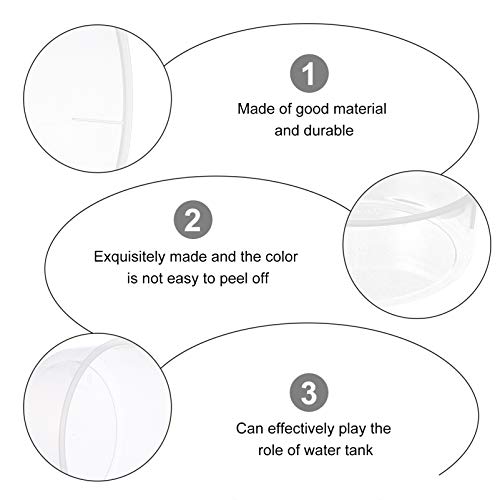 UKCOCO Copos de PlÃ¡stico Grande Capacidade de QuÃ­mica Transparente Recipiente de LÃ­quido de Labor