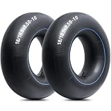 Camera d'aria resistente, 18 x 8,50-10, tubo 18/18,5 x 8,50-10 con stelo valvola staight TR13, universale, adatto per trattori da cortile, rimorchi, ATV, quad e tosaerba da giardino, 2 pezzi
