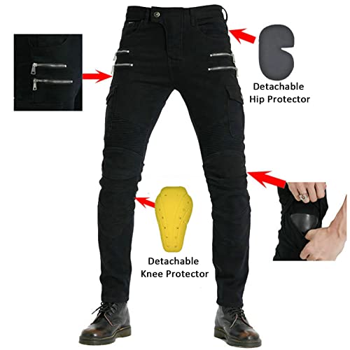 WMHHN Pantaloni Moto Pantaloni Protettivi ??denim