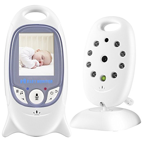Image of Video Baby Monitor - Night Vision Camera and Two Way Audio System for Baby Safety & Security