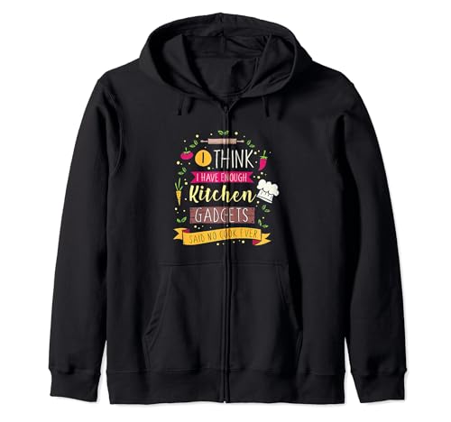 Kitchen Gadgets Chef Culinary Cook Baker Barbecue Cooking Zip Hoodie
