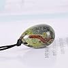 Jade EierenJade Yoni Ei Natuurlijke Minerale Quartz Dragon Blooded Steen Ei Healing Massage Bal Kegel Oefening-30X20MM