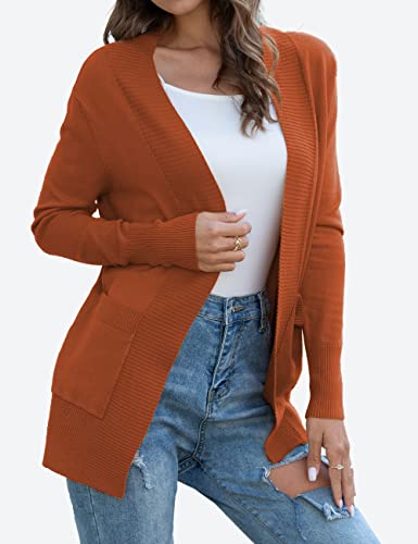 Image of REDHOTYPE Women's Cardigans with Pockets Casual Lightweight Open Front Cardigan Sweaters for Women (S-2XL)