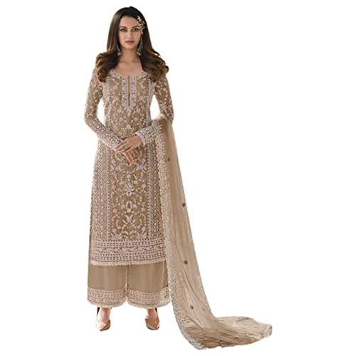 Wedding Wear Indian Pakistani Designer Sharara Palazzo Shalwar Kameez Dupatta