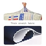 WUJIAONIAO Travel Luggage Cover Baggage Suitcase Cover Protector Skins 18-32 Inch (Stamp pattern A13, XL (for 29-32 inch luggage)) - Image 4