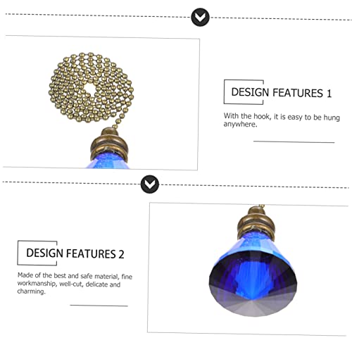 Image of Ball Pendant Ceiling Hanging Decorative Light Crystals Window Decor Chandelier Prisms Pendant