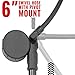 PRO BIKE TOOL Shock Pump for Mountain and Road Bikes - High Pressure 300 PSI Bike Shock Pump - Ideal for Front Fork and Rear Suspension Air Shock - No Leak Valve and T-Handle Design - Industrial Gauge