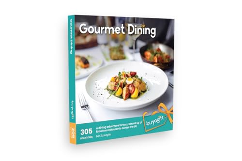 Buyagift Gourmet Dining Experience Gift Box for 2 305 Fine Dining & Tasting Menus
