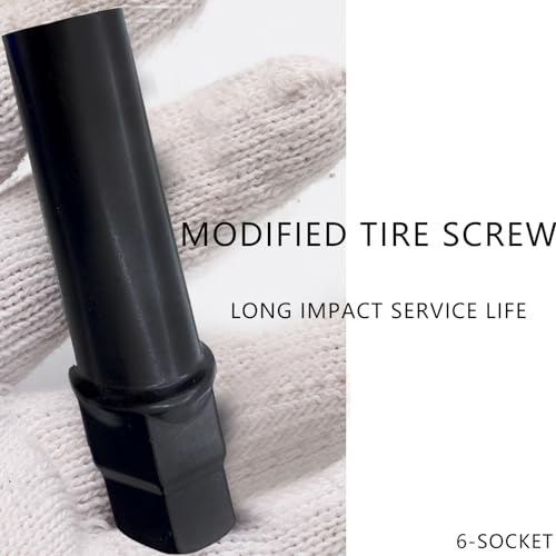 Image of Small 6 Spline Lug Nut Socket; Replacement 6 Point Spline Drive Tuner Wheel Lock Lug Nuts - 17.6mm Inner Diameter - 19mm 3 /4 21mm 13 /16 Hex Socket Wrench