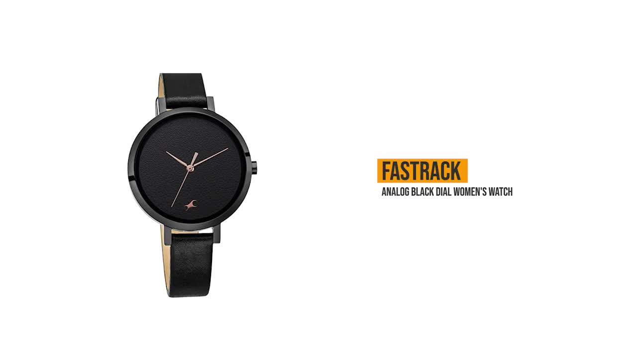 Fastrack Analog Black Dial Women's Watch-6230NL01 : Amazon.in: Electronics
