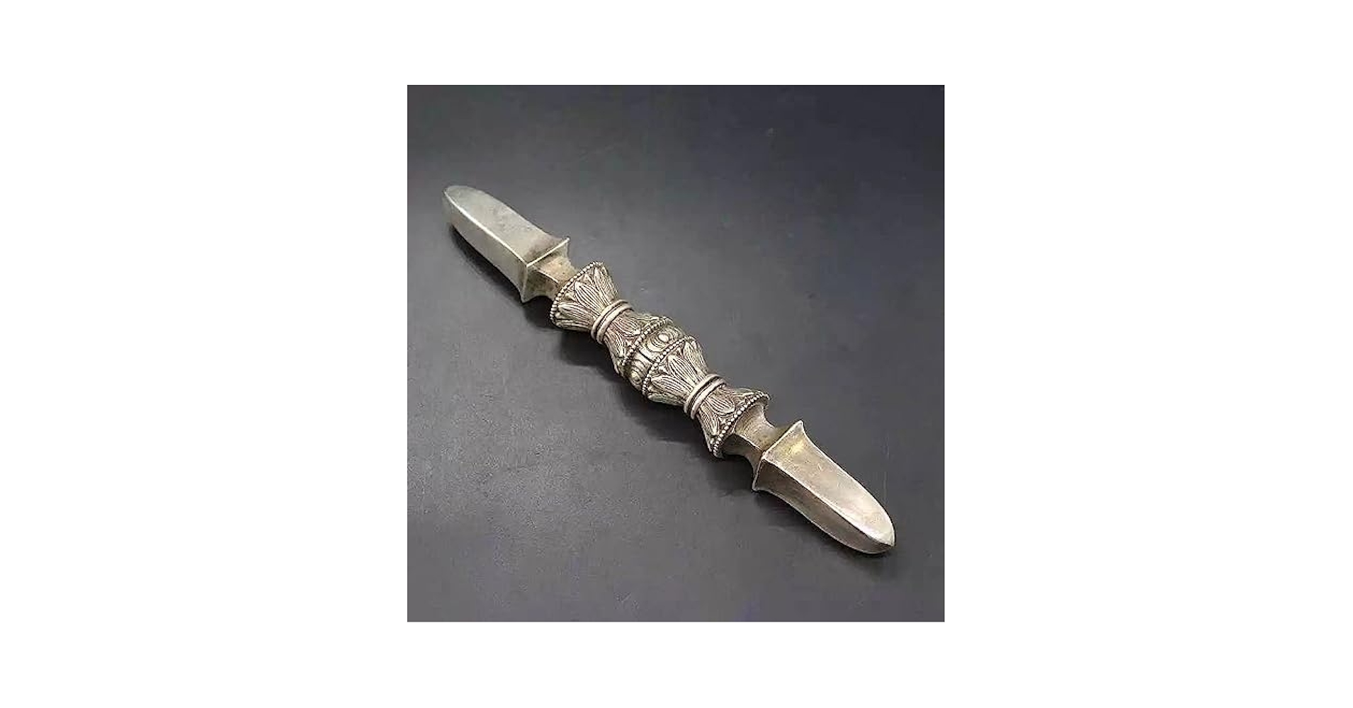 独鈷杵 Amazon | Misora Pockets 独鈷杵 密教法具 金剛杵 白銅製 寺院用