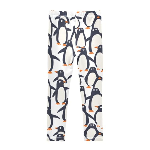 Penguin Animal Funny Girls Casual Leggings for Kids Printed Long Pant Bottoms Stretch and Soft2
