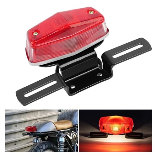 Feu arrière de moto LED Harley Bobber Chopper avec support de plaque - 2