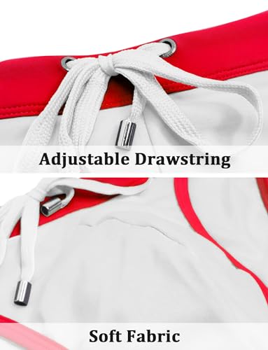 Panegy Men's Colorblock Swim Briefs Low Rise Sexy Swimsuit Underwear Padded Bikini Swimwear with Drawstring2