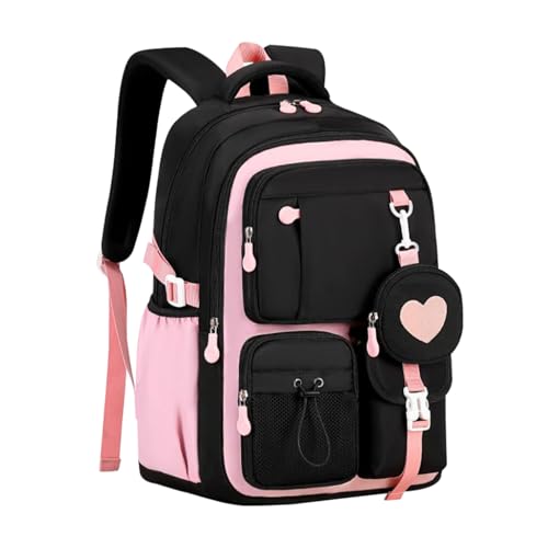 Sac à dos léger enfant fille pour école primaire et collège violet