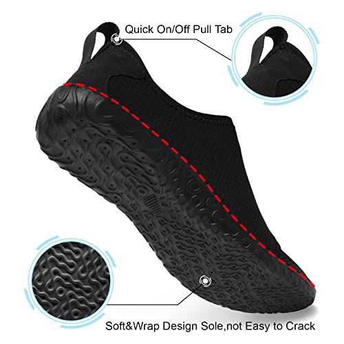 Image of Spesoul Womens and Mens Water Shoes Breathable Quick Dry Soft Barefoot Aqua Socks for Hiking Swim Beach Surf Yoga Sport