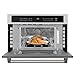 KoolMore 30 in. Built-in Microwave with Convection Oven and Air Fryer, 1000W Power with 10 Levels, UL Listed and 1.6 cu. ft. Capacity in Stainless-Steel (KM-CWO30-SS)