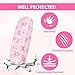 Beipegin Pink bow Glasses Case 2-Pack, Sunglasses Case for Women, Protective Glasses Case with Glasses Cloth