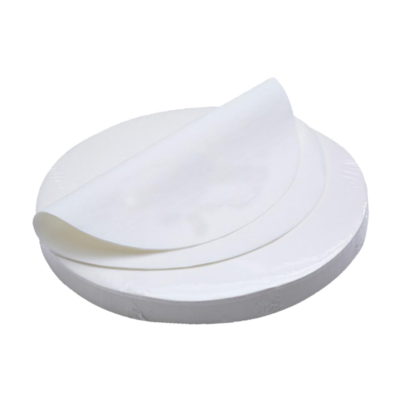 Papier Sulfurisé 500 Feuilles Rond Plat pour Cuisson et Friture