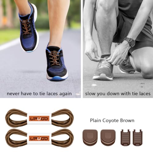 Image of UpUGo Elastic Shoe Laces, No Tie Shoe Laces for All Ages, One Size Fit All | Comfortable for Men, Women, Seniors