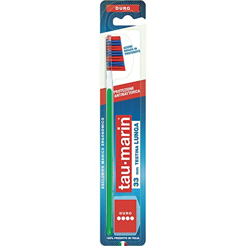 Tau-marin Scalare 33 Spazzolino Setole Dure con Antibatterico, 1pezzo
