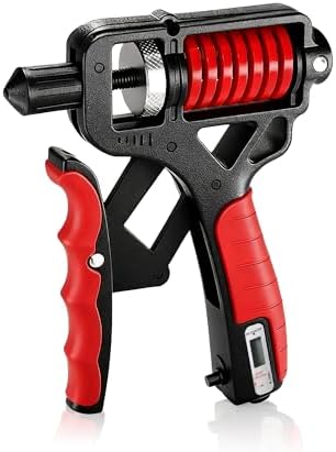 Grip Strength Trainer Forearm Strengthener Hand Grip Exerciser with Adjustable Resistance (11-364 lbs/5.7-165 kg) Finger Workout for Sports, Gym, Home, Rehab