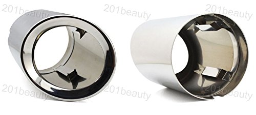 Dual Carbon Stainless Steel Exhaust Tips Muffler Pipe Set For Ford - View #6