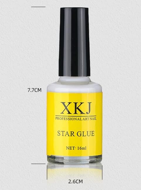 Brille Bee Star Glue for Nail foil Art Adhesive & Foil Sticker Nail Transfer Tips Decorations 1