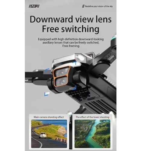 Image of S23Pro Drone with Intelligent Obstacle Avoidance, Dual Camera, 90 Degrees Lens (S23 PRO)