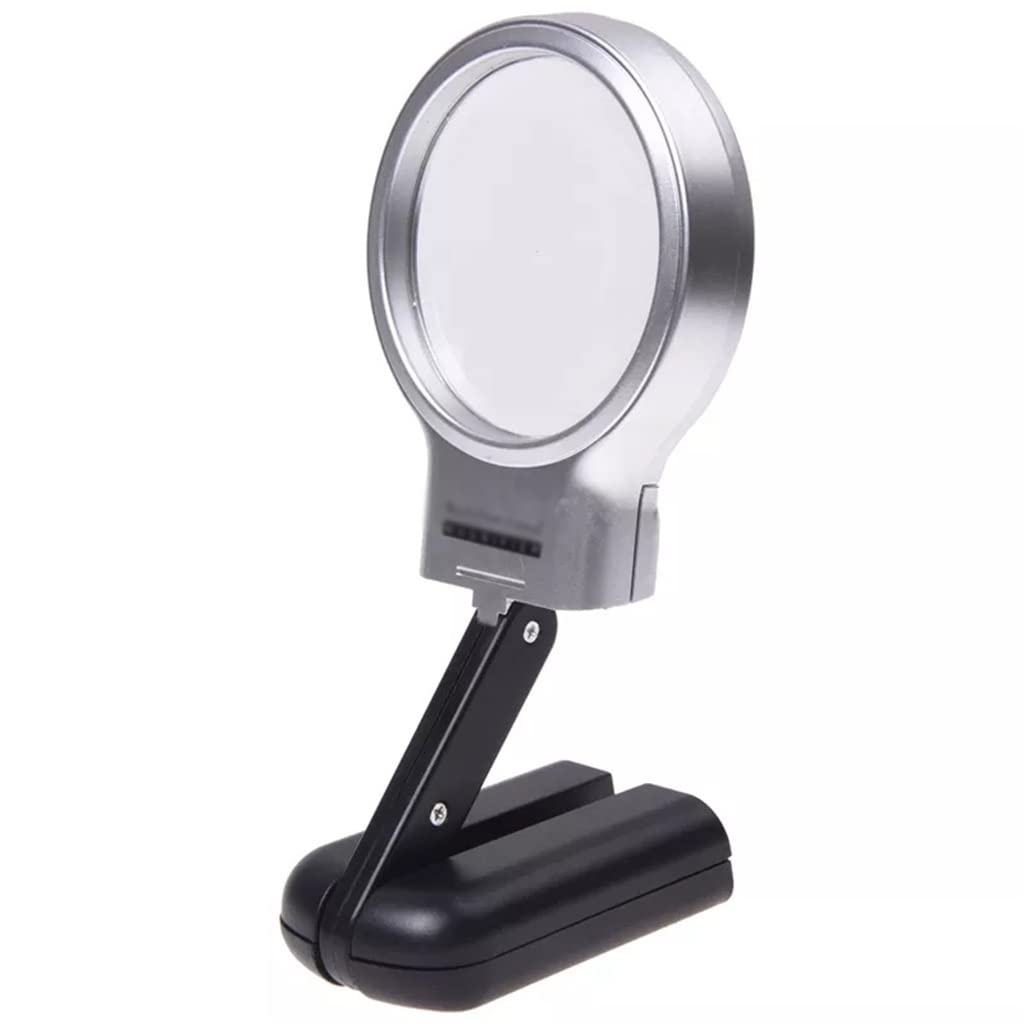 HTTGDGDH Magnifying Glass Handheld Foldable Magnifying Glass Reading Inspection Repair Magnifying Glass