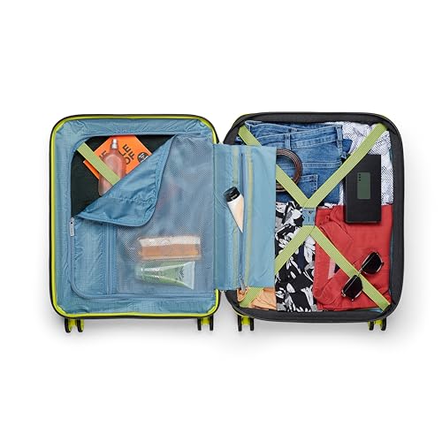 American-Tourister-Aerostep-8-Wheels-55-Cm-Small-Cabin-Trolley-Bag-Hard-Case-Polypropylene-360-Degree-Wheel-System-Luggage-Trolley-Bag-for-Travel-for-Men-and-Women-Red-dot-Award-Winner-Light-Lime