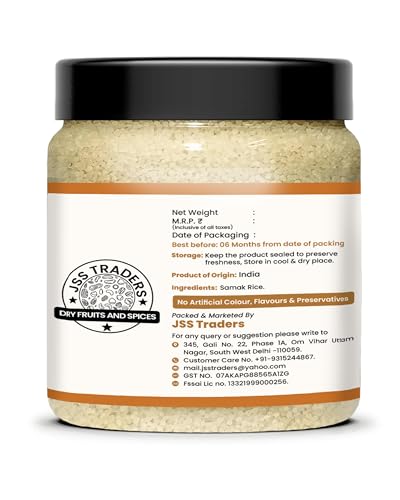 Image of Avlokan Samak Rice (Barnyard Millet) 250gm | samo Rice| samak chawal |, Whole Grain, Vrat ke chawal | Healthy Fasting Food