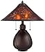 Robert Louis Tiffany Nell Art Deco Tiffany Style Small Accent Table Lamp 19