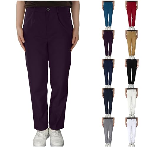 Girls Uniform Pants Flare Sweatpants Joggers Pants Preppy Clothes for Girls 5-14 Years