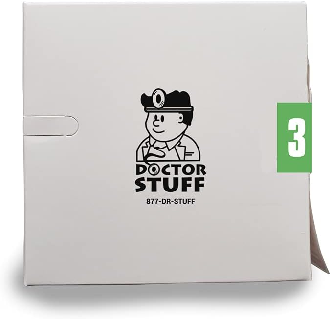 Doctor Stuff - File Folder Labels, Number 3, IFC CL3300 Match System #3 - AFNM Series Chart Stickers, Green, 1-7/8" x 1-7/8", #3, 500/Roll