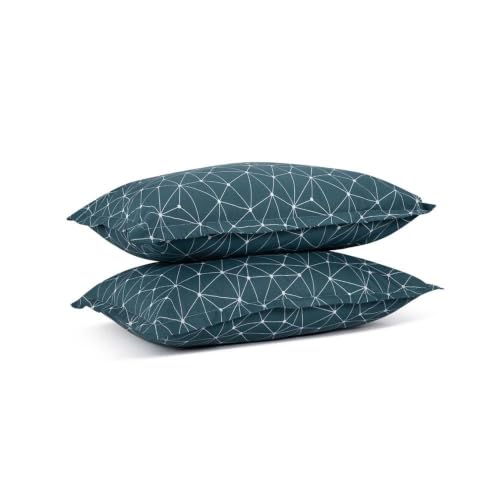 Image of Wakefit 100% Cotton Pillow Cover Set of 2 | 200 TC Soft & Breathable Pillow Cases | Standard Size 18 x 27 Inch | Skin Friendly, Durable & Gentle Machine Washable | Michele