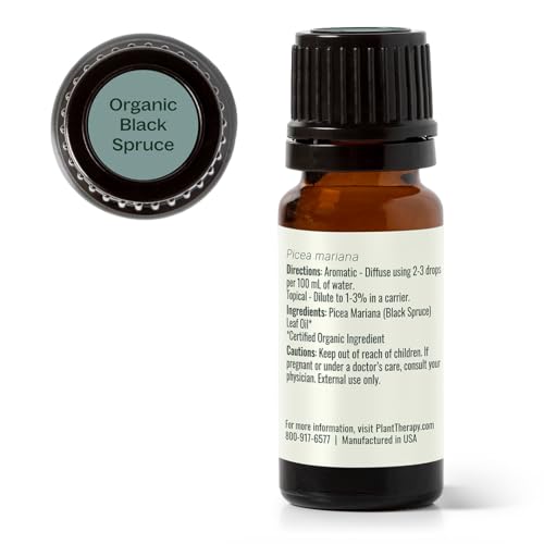 Aceite esencial Black Spruce orgánico 10 mL Plant Therapy miniatura 7