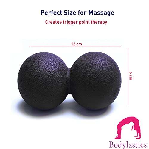 Image of Bodylastics Peanut Massage Ball For Total Body Deep Tissue Massage, Physiotherapy, Trigger Point Therapy, Muscle Knots, Myofascial Release