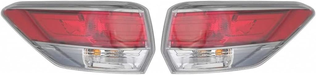 For Toyota Highlander 2014 2015 2016 Tail Light Assembly Passenger Side w/Bulbs For TO2805120 | 81550-0E100