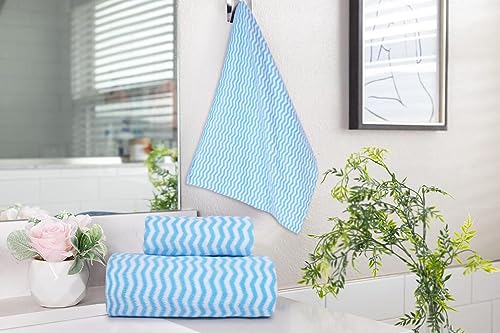 Image of HomeCloud Ultra Soft 300 GSM Bath Towel Set | 3X Softer Than Cotton Towels | Highly Absorbent & Ultra Fast Dry | Perfect for Home, Pool, Spa & Gym |Set of 2 (1 Bath (140x70cm), 1 Face Towel (75x35cm)