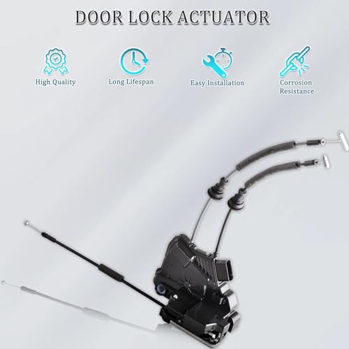 Image of Front Right Passenger Side Door Lock Actuator Assembly Compatible for Hyundai Elantra 2011-2016 Door Latch Actuator, Replace# 81320-3X010