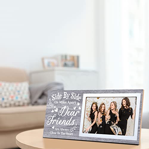 Jetec Friends Picture Frame 4 X 6 Inch Friend Graduation Gifts Class Of 2023 Side By Side Or Miles Apart Friendship Frames Graduation Photo Frames (Deep Grey) #TOP5