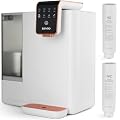Reverse Osmosis Water Filter Countertop,100GPD,5-Stage RO Water Filtration System with TDS Real-Time Displaying & 4L Capacity Tank for Home/Office, 180°Swivel Spout & Ultra-Slim Designed to Save Space