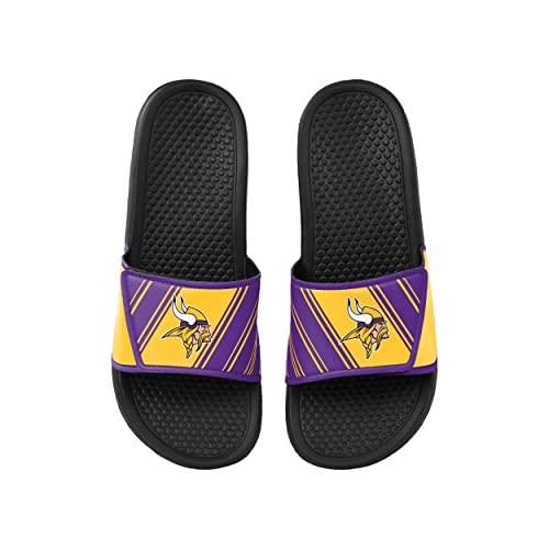 Image of FOCO mens NFL Team Logo Legacy Sport Slide Sandals