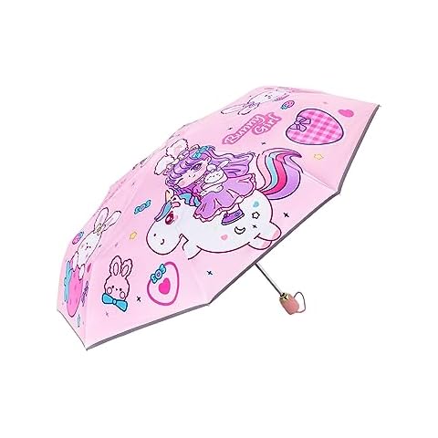 Vaceer Cartoon Automatic Folding Umbrella for Kids Cover