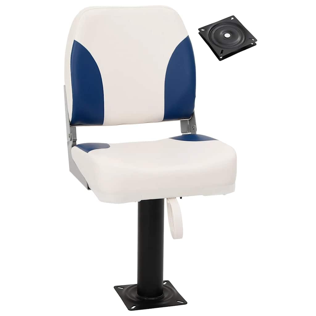 vidaXL Sedile per Barca con Supporto Girevole 360°