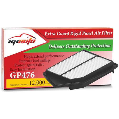 EPAuto GP476 (CA11476) Engine Air Filter Compatible with Honda Accord 2.4L (2013-2017) Compatible with Acura TLX L4 (2015-2020)